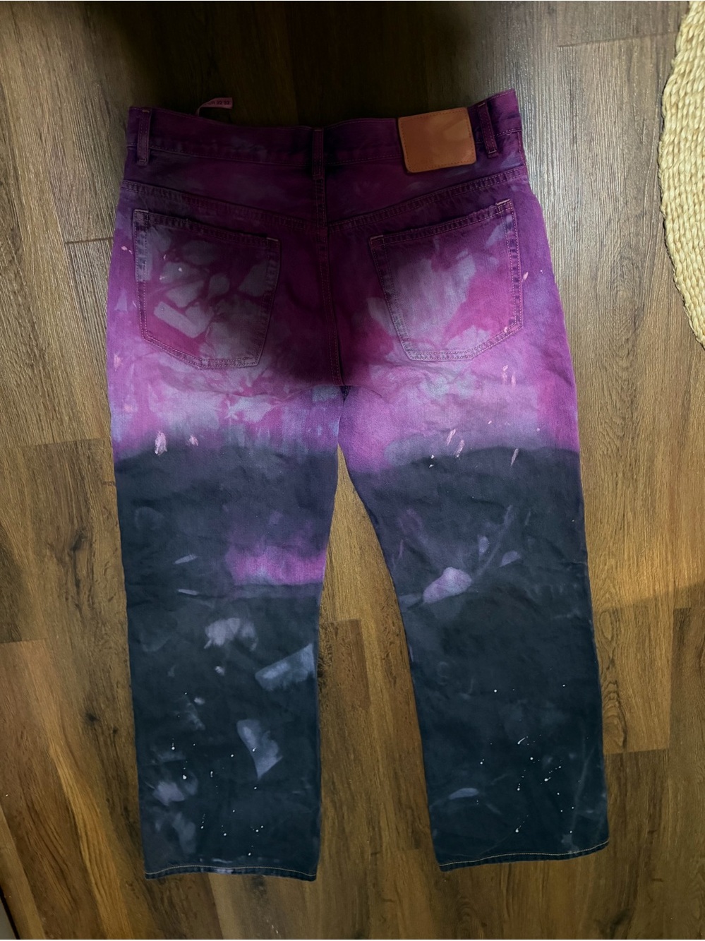 Rare men’s acne studios galaxy dye jeans denim $900 summer designer casual - Picture 9 of 14